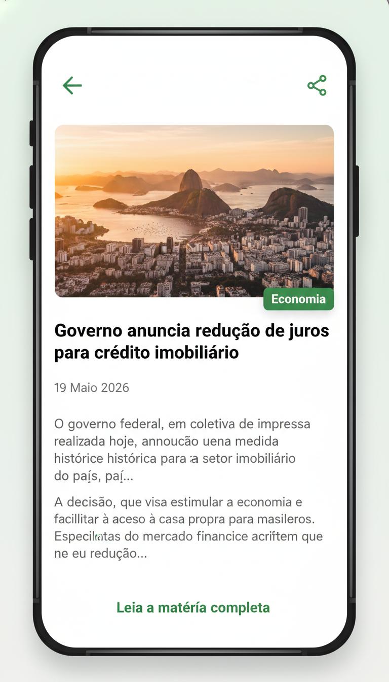 Tela do app